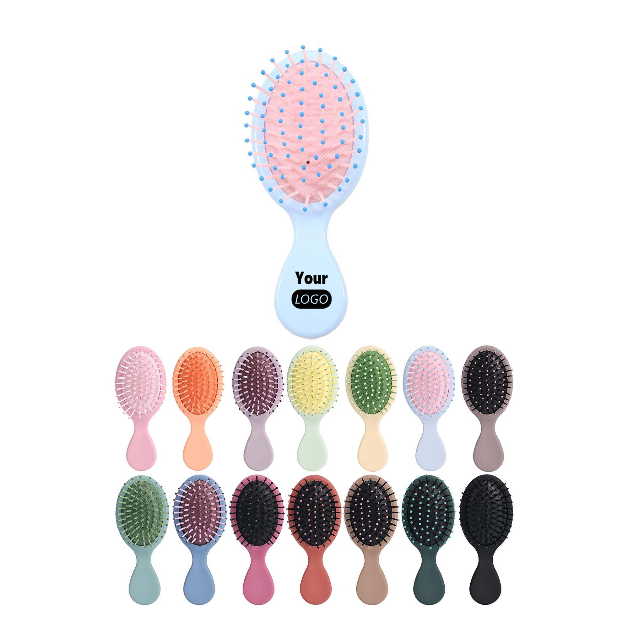 Compact Oval Detangling Hair Brush 2