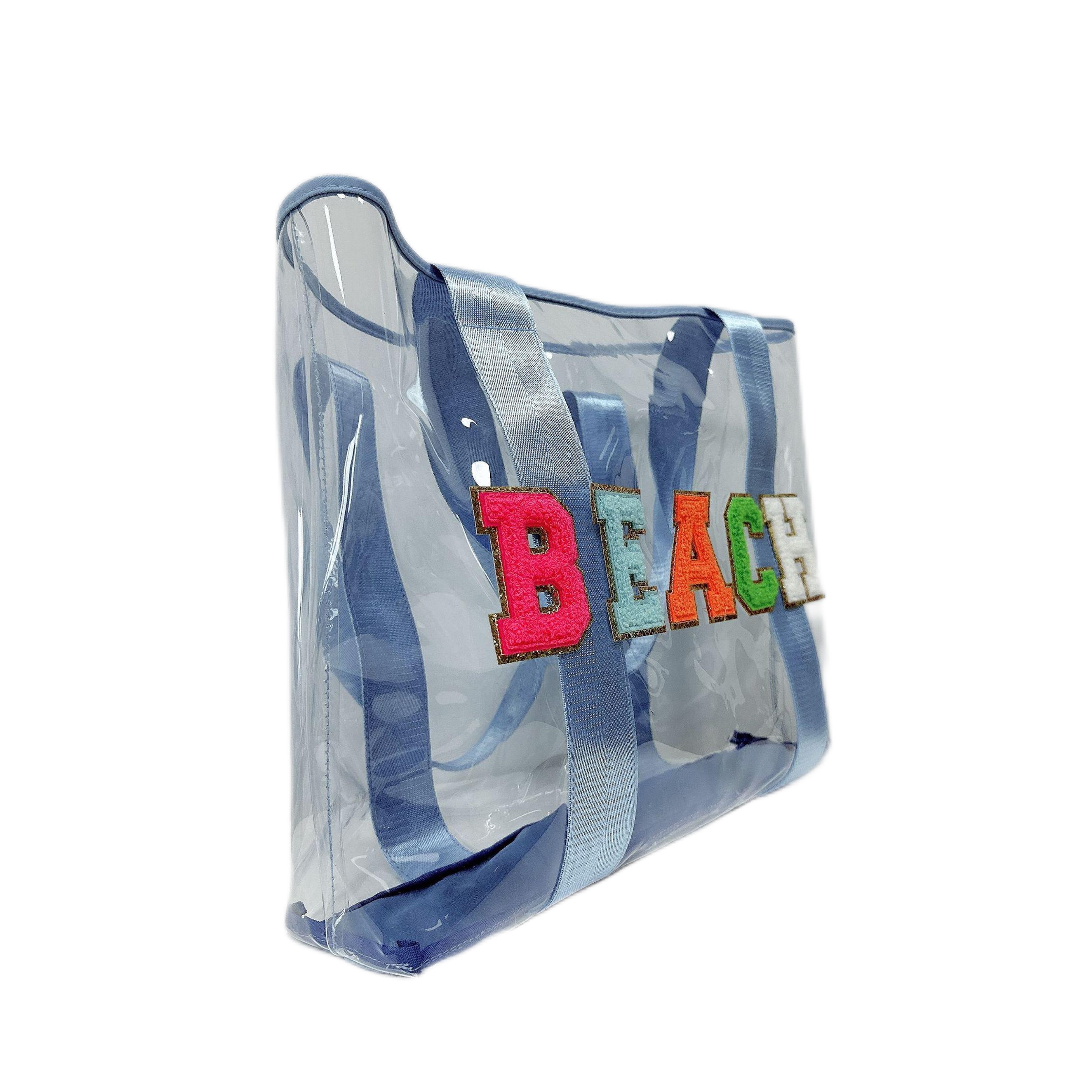 Large Chenille Letter Tote Bag (direct import) 5