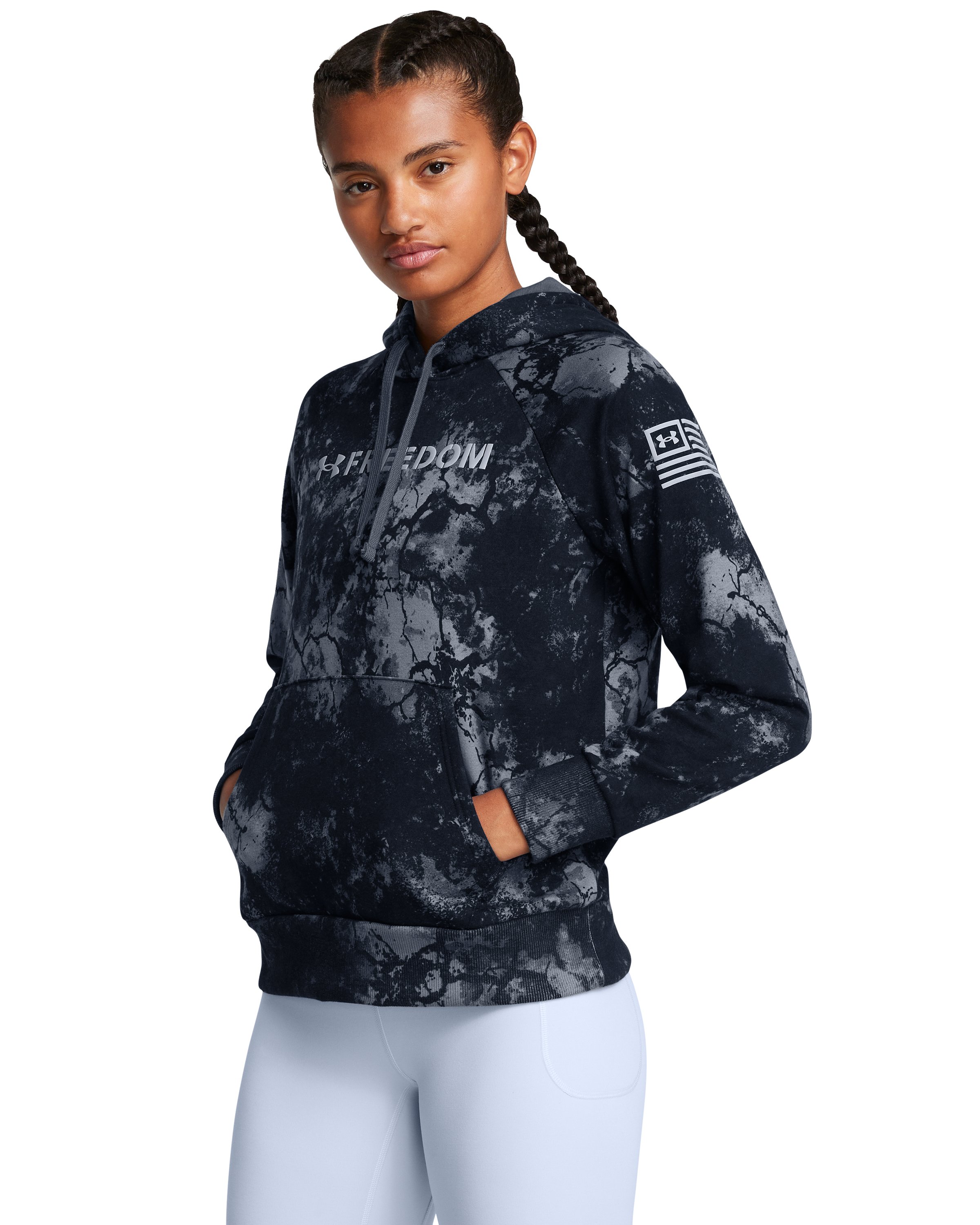 UA Rival Freedom Printed Women's Hoodie 4