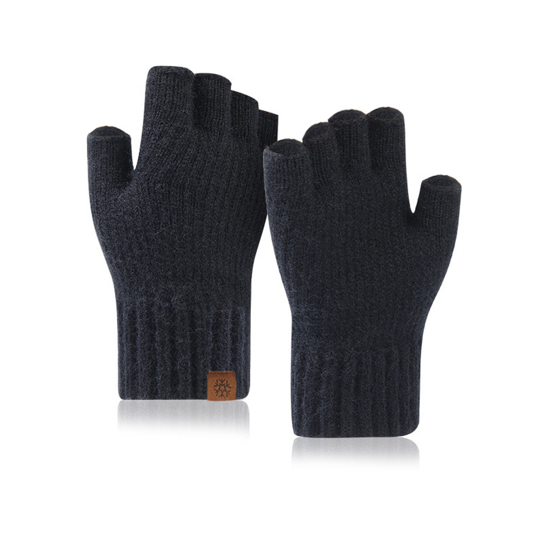 Men's Warm Half-Finger Gloves 3