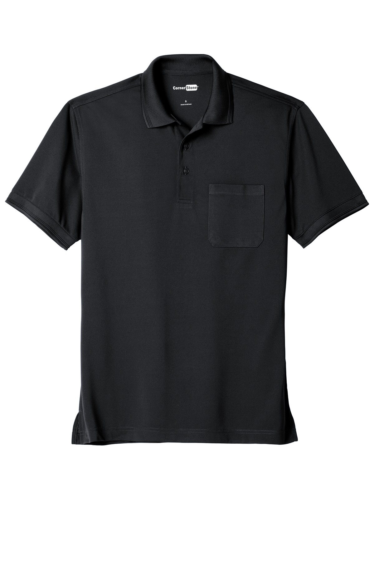 PeekPocket CornerStone® Industrial Snag-Proof Pique Pocket Polo 9