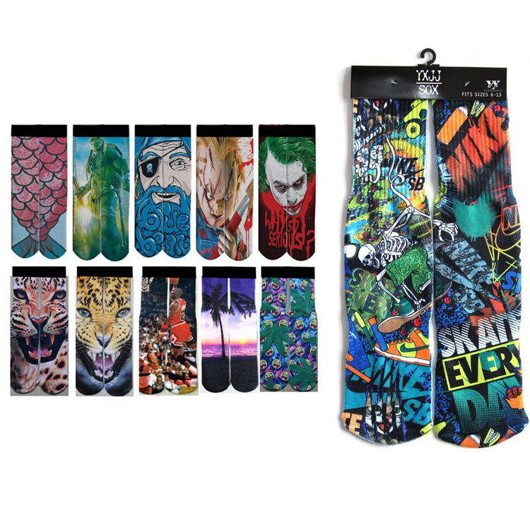 3D Print Thicken Long Socks Unisex 1