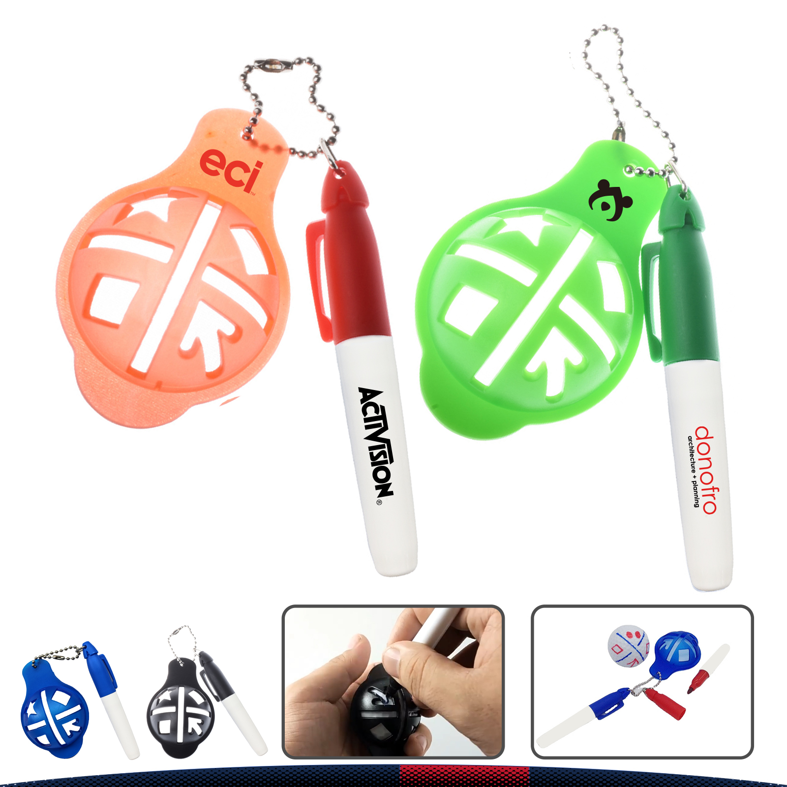 Simple Golf Ball Liner Marker Set 2