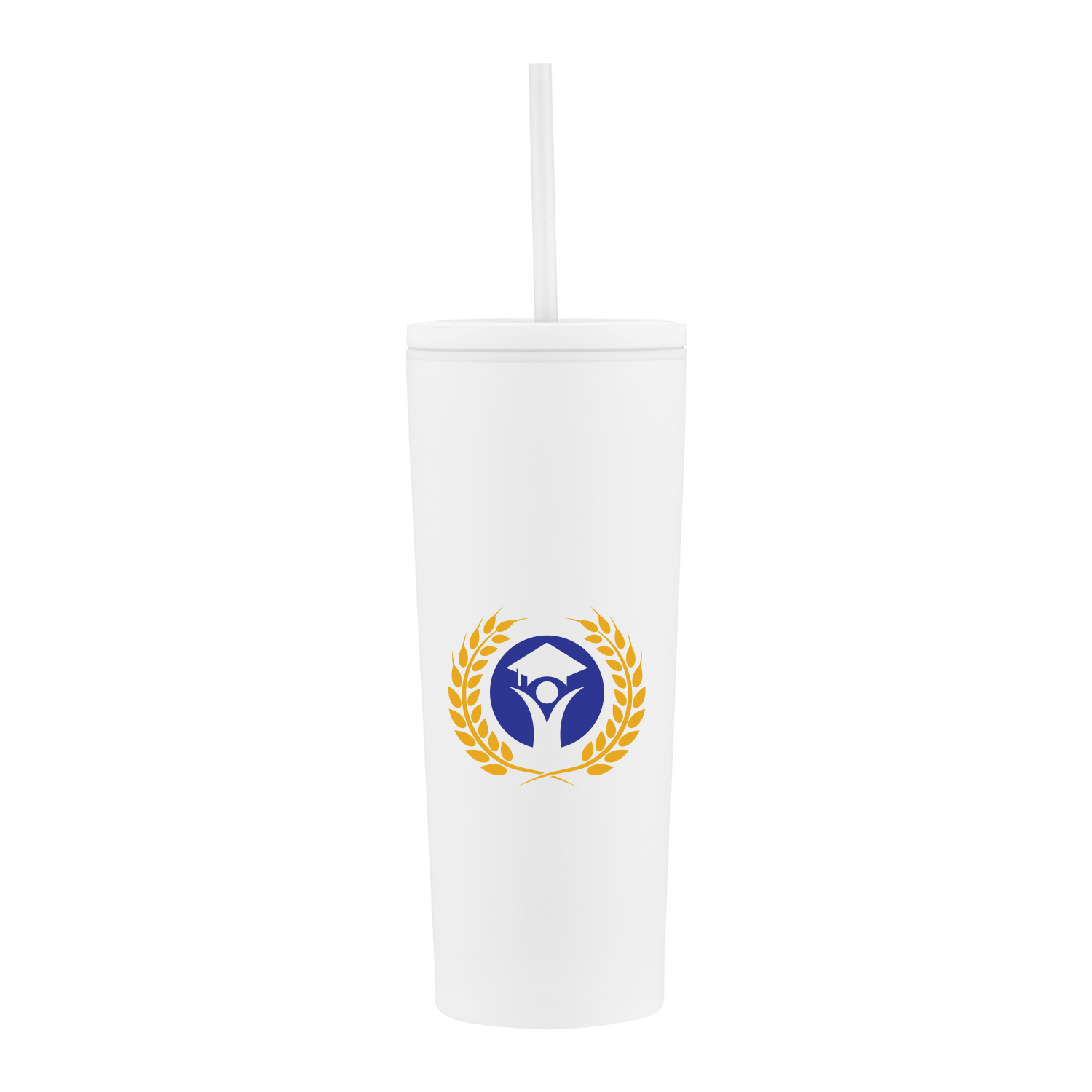 EcoSip 24oz Double Wall Tumbler with Leak-Proof Straw 8