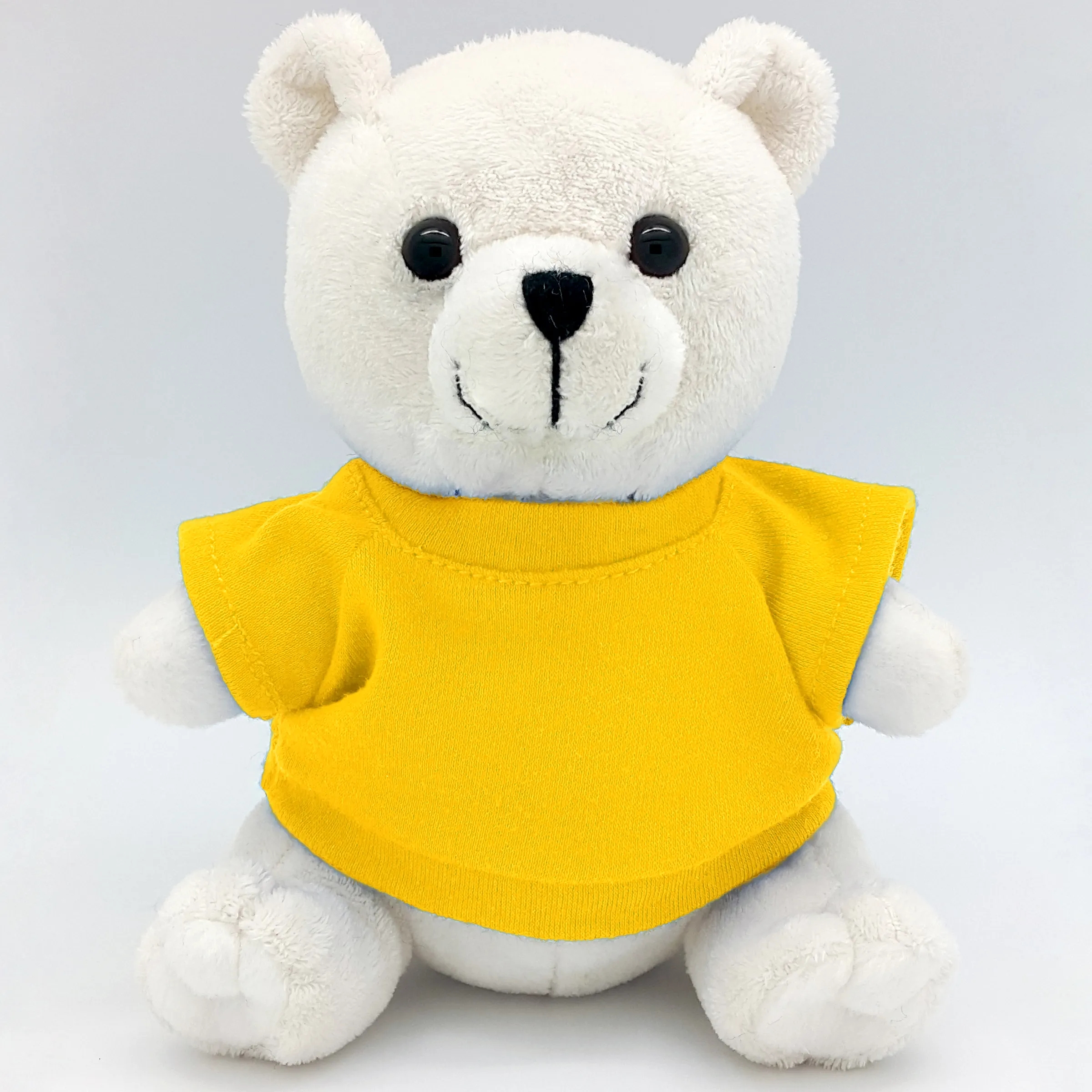 6" Beanie White Bear 6