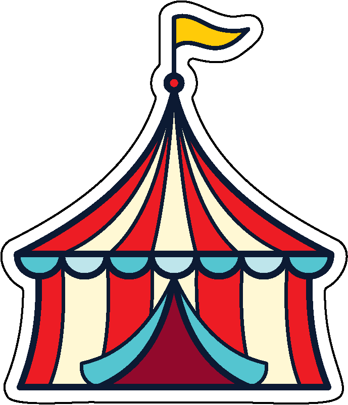 Stock Shape 1/4" Acrylic Magnet -USA Made