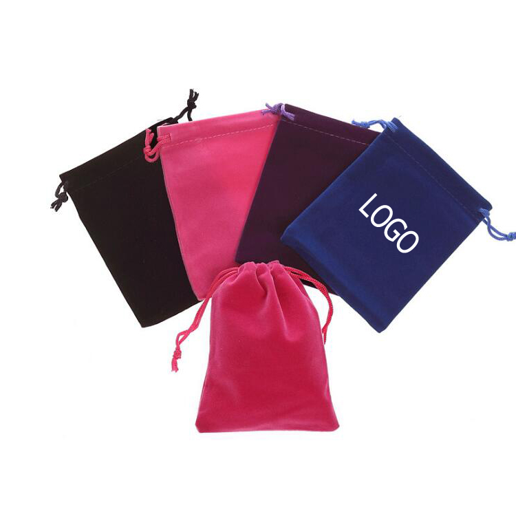 Drawstring Velvet Bag