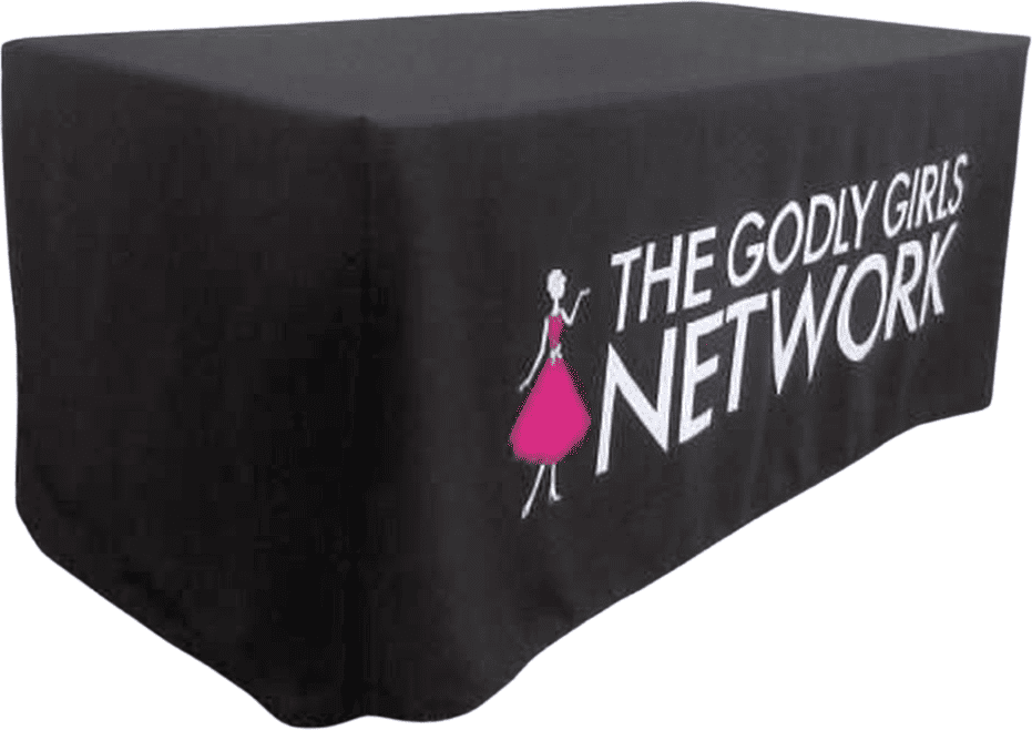 Table Cover - 8ft Fitted - Polyester - Custom Printed 5