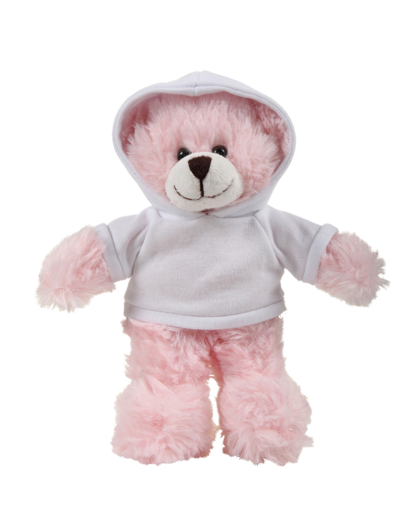 soft plush Pink Bear with hoodie 5