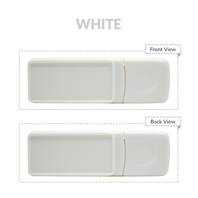 Rectangular Epoxy Dome USB Flash Drive 4