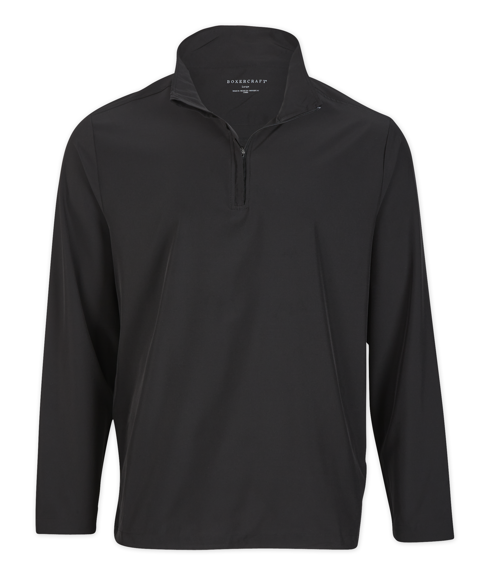 BOXERCRAFT MEN'S STRETCH WOVEN QTR ZIP 8