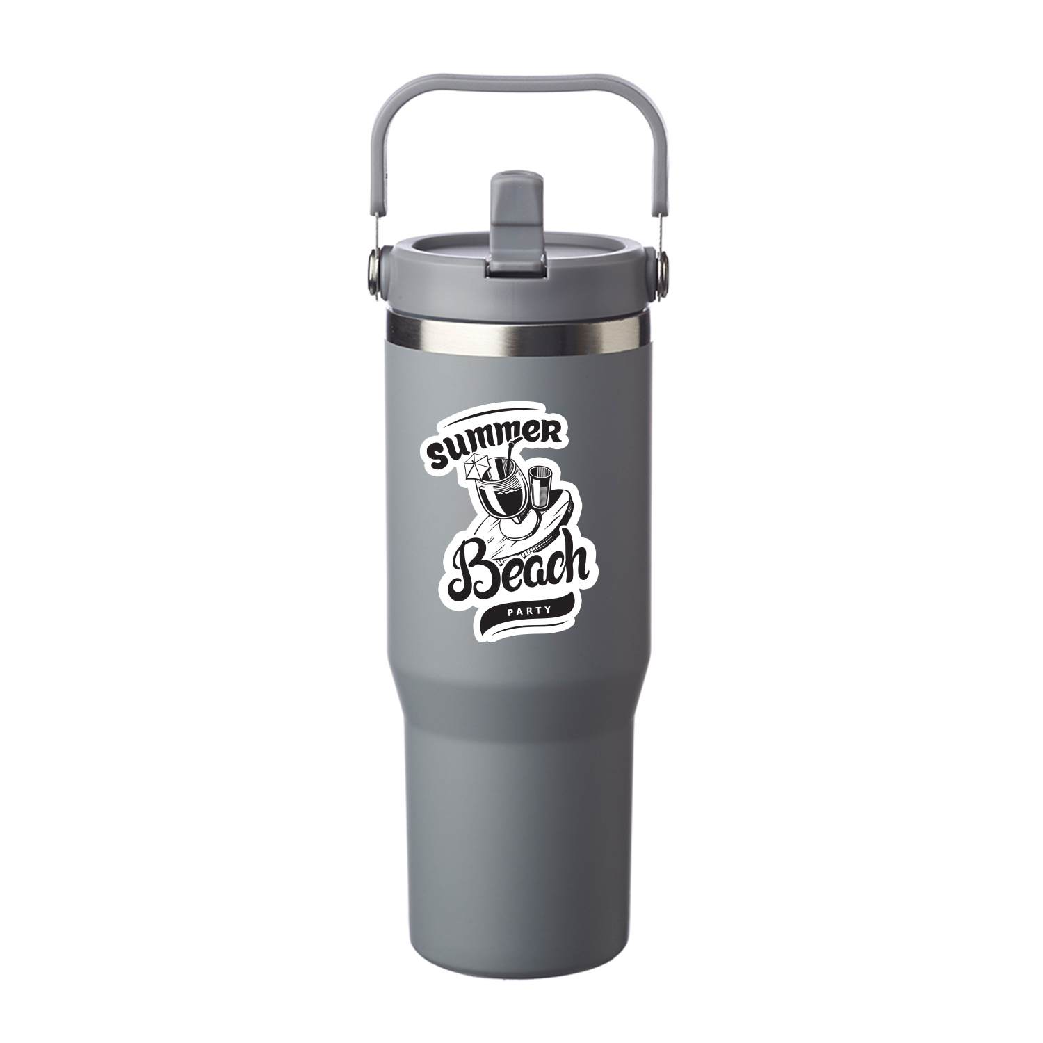 30 oz. Travel Trekker Travel Mug (2 Color Imprint) 7