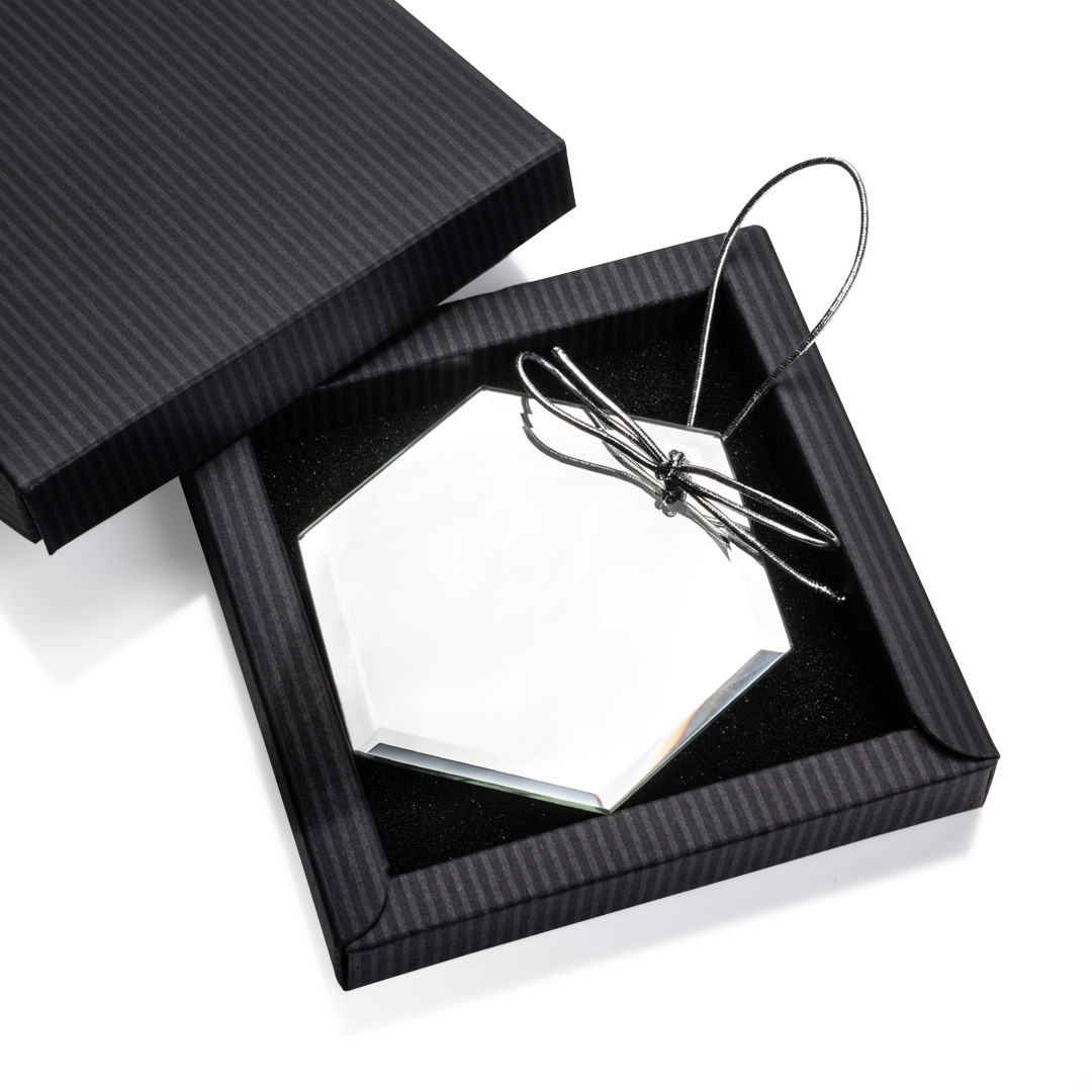 Mirror Ornament - Hexagon 2