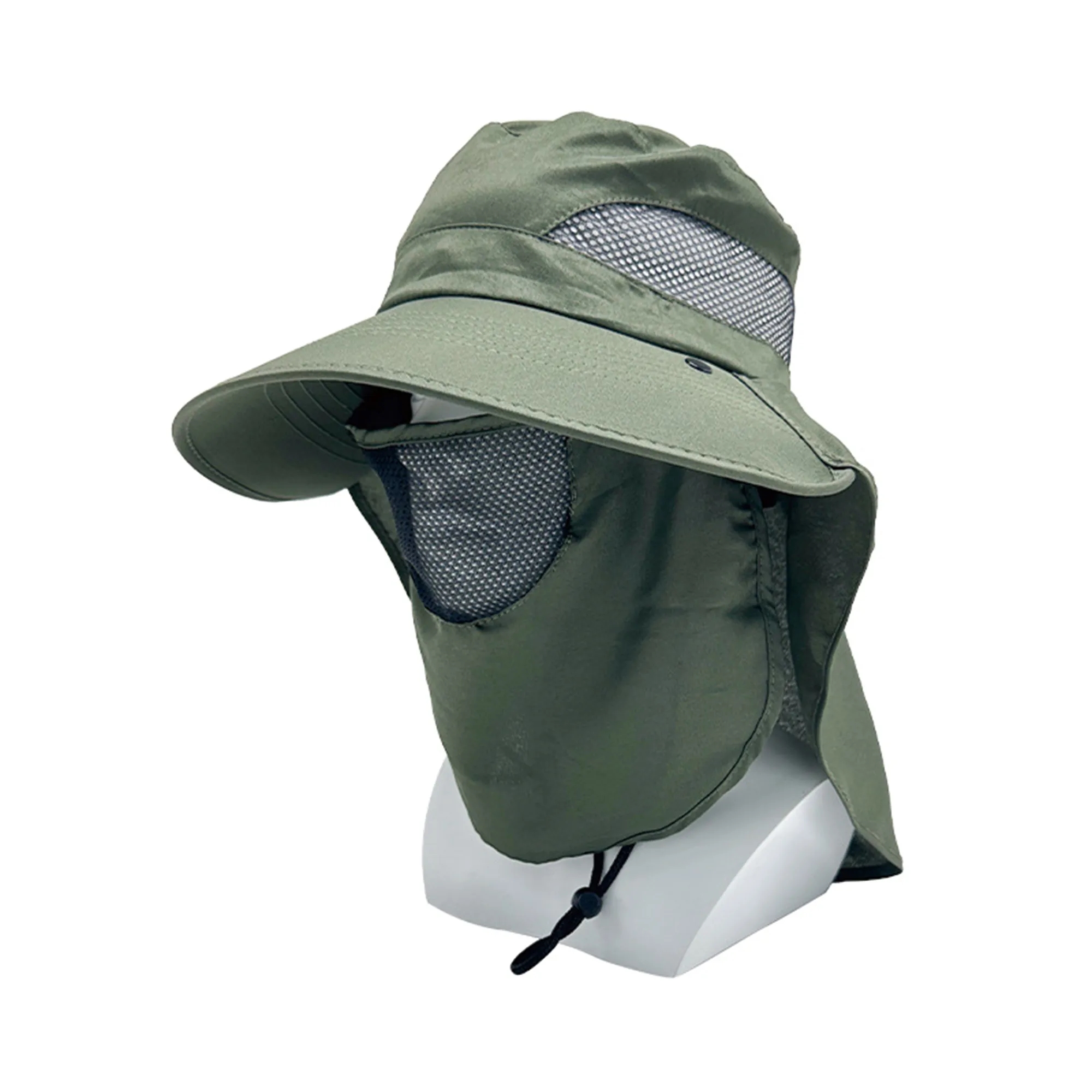 Wide-Brim Full-Coverage Sun Hat 1