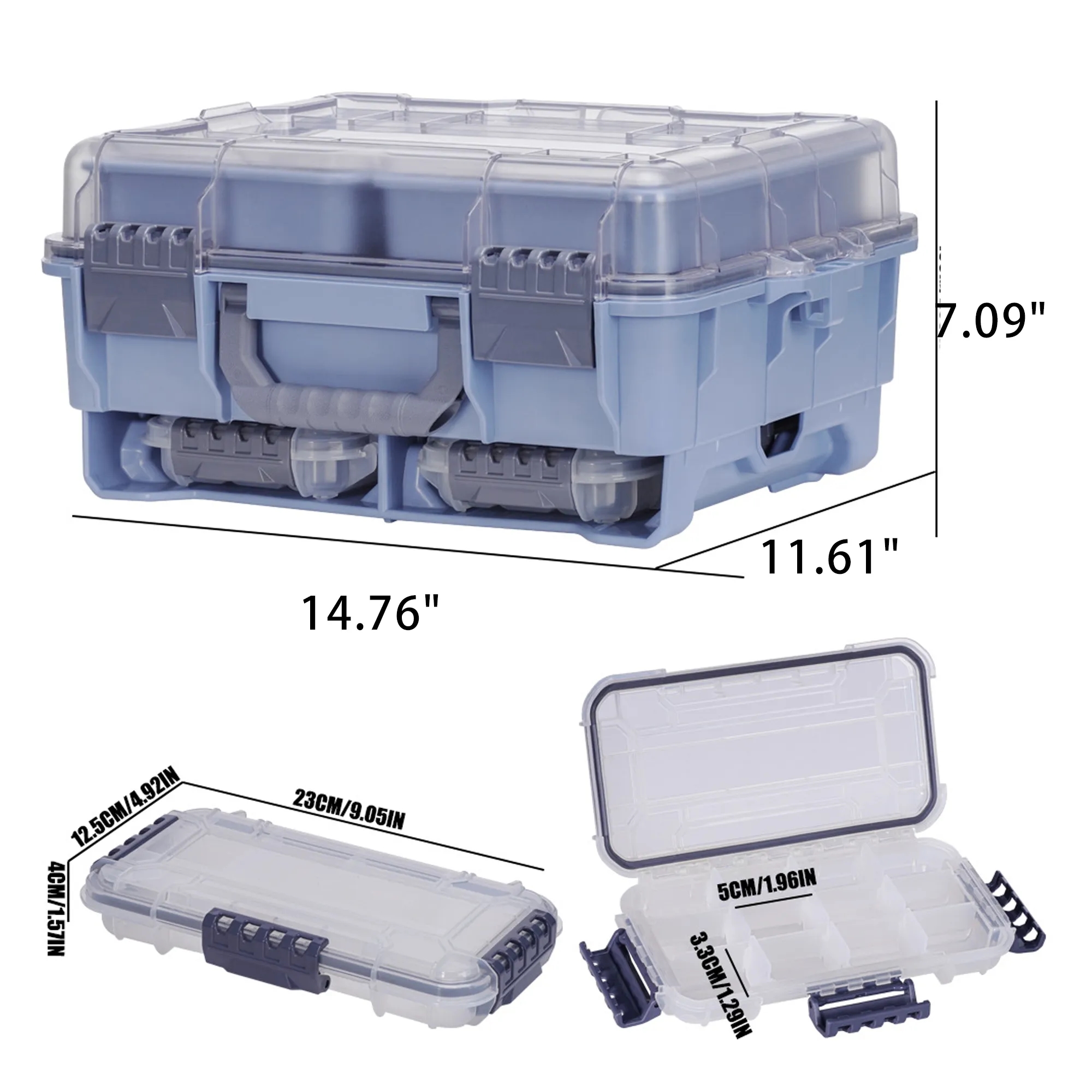 Multi-Functional Waterproof Storage Fishing Box 3