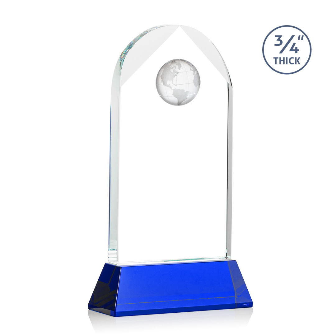 Blake Globe VividPrint™ Award on Newhaven - Blue 10
