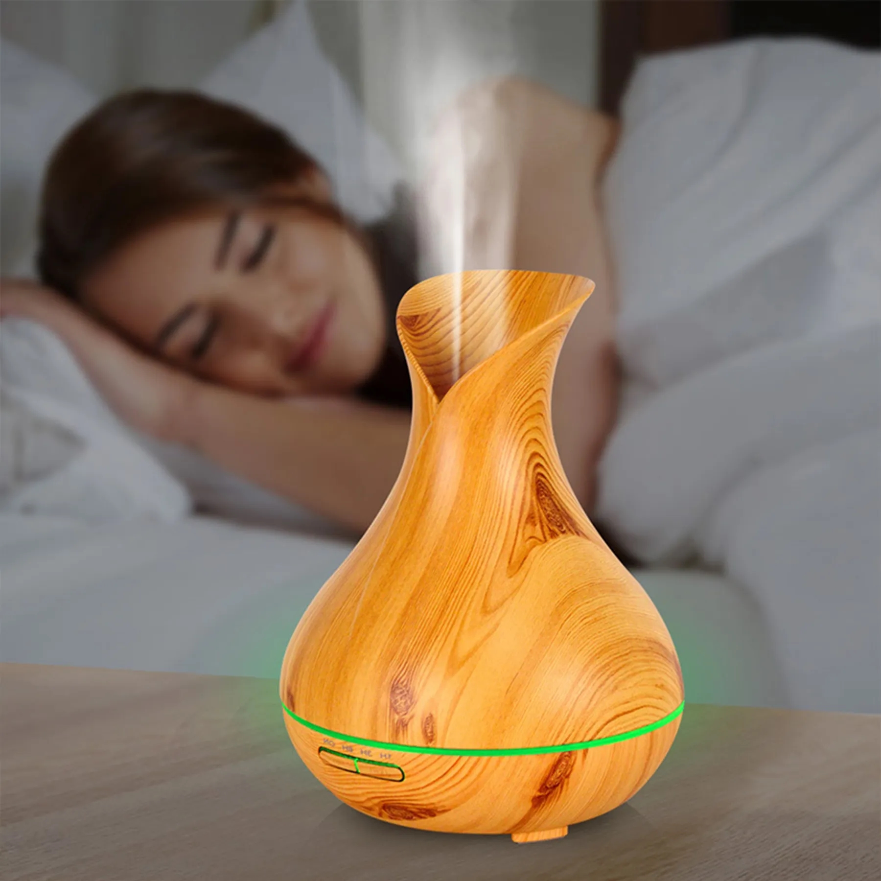 Rainbow 7 colors Cool Mist Aroma Humidifier 9