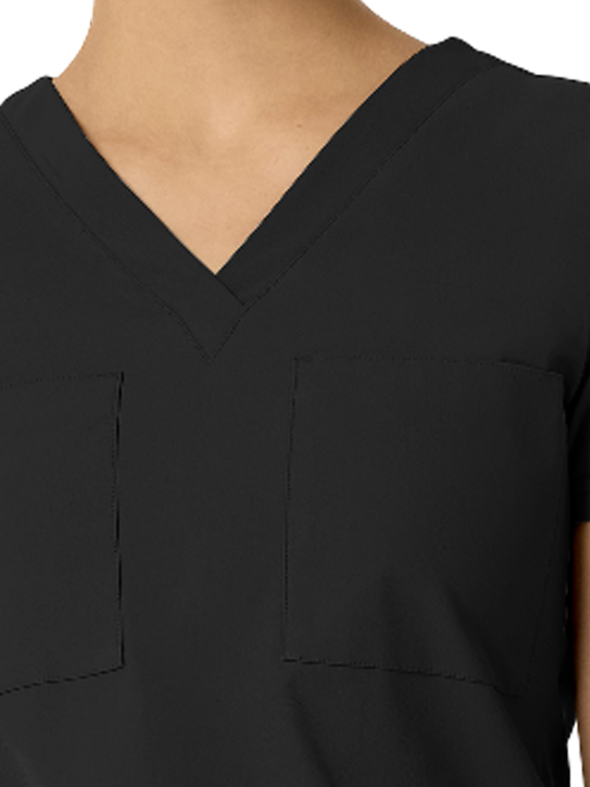 Parkley Kinetic - Women's Two-Pocket CELINE Tuck Band V-Neck Top 6