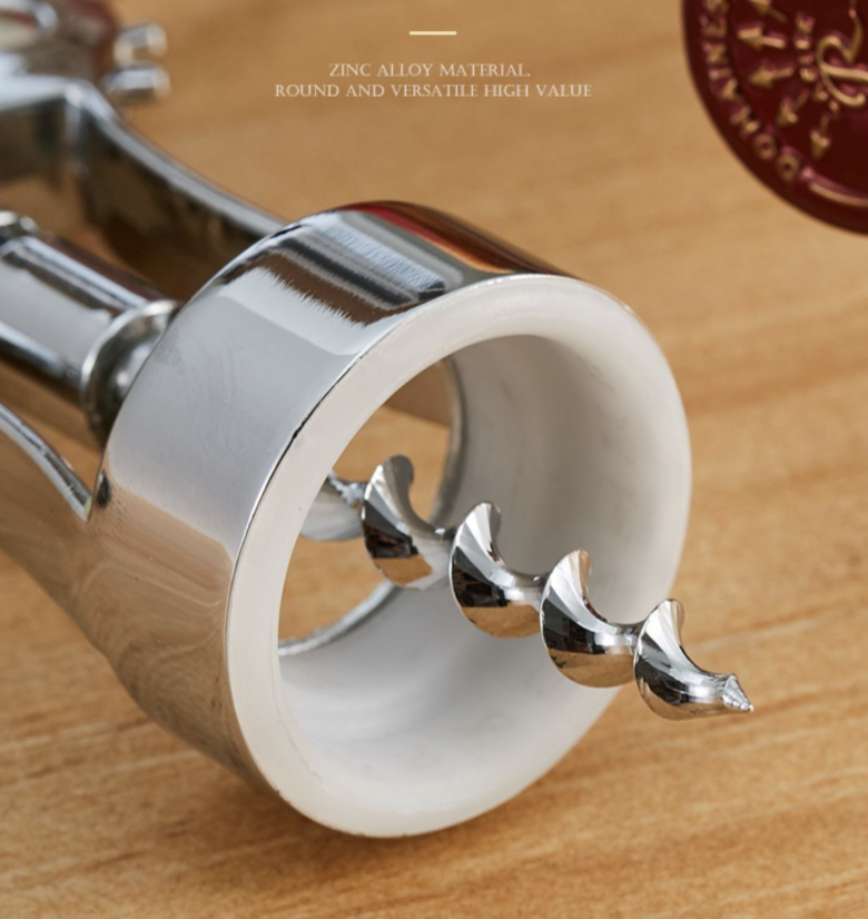 Heavy-Duty Zinc Alloy Wing Corkscrew Wine Opener 3