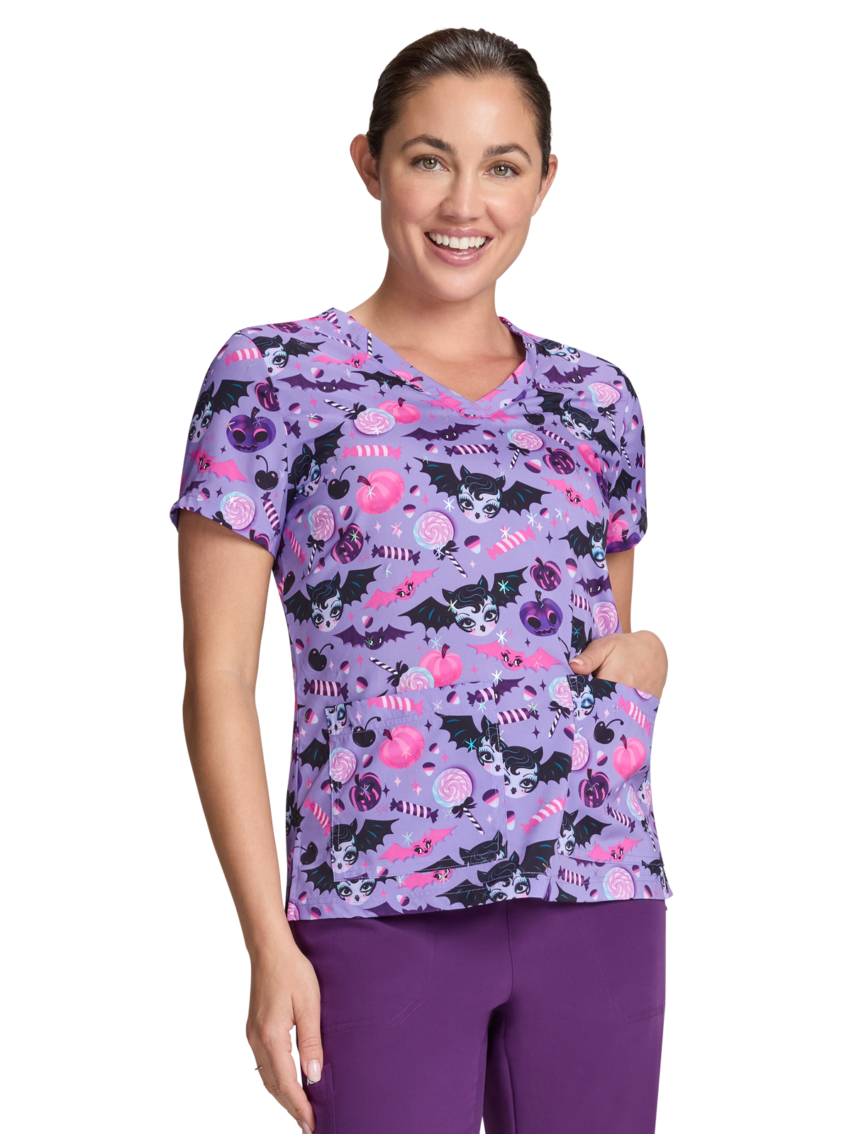 Artist Series - Women's Two-Pocket Print Top