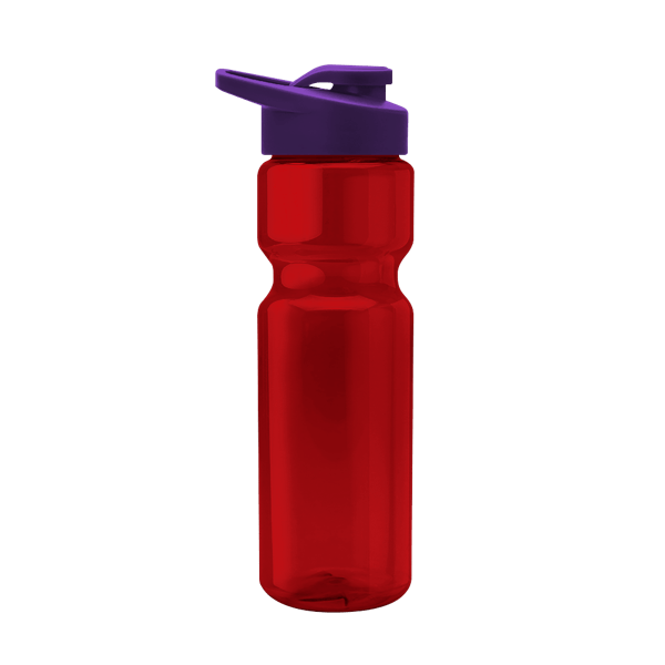 Blazer 28oz Transparent Bike Bottle w/Drink-thru Lid 454