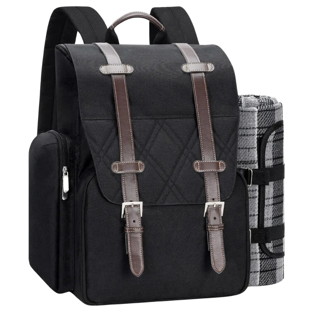 4-Person Insulated Cooler Picnic Backpack 4