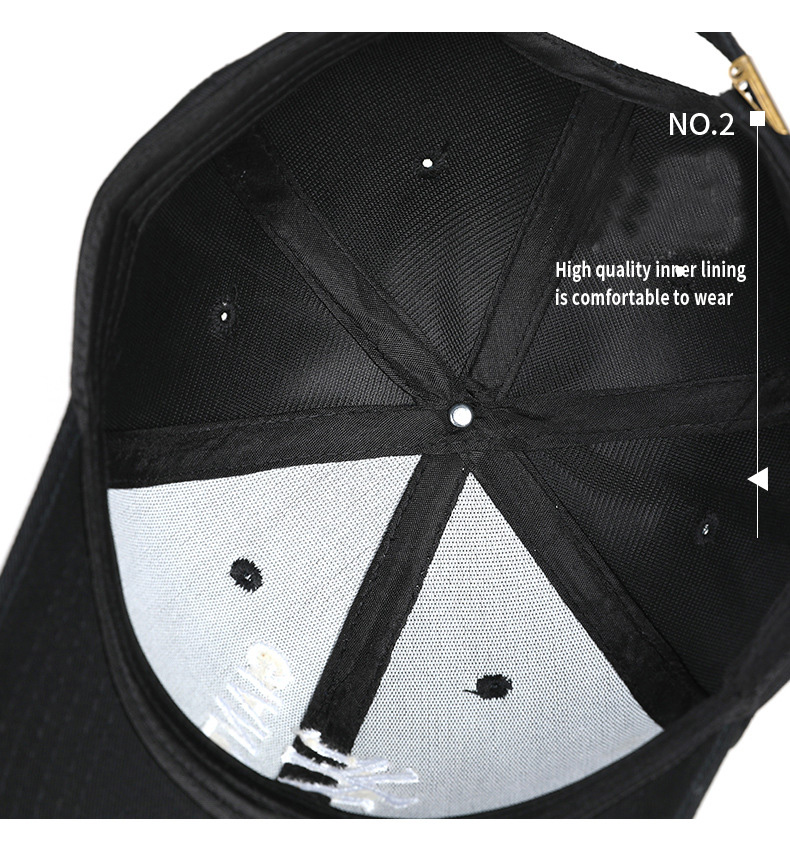 6 Panel Adjustable Unisex Sports Baseball Cap Dad Hats 5