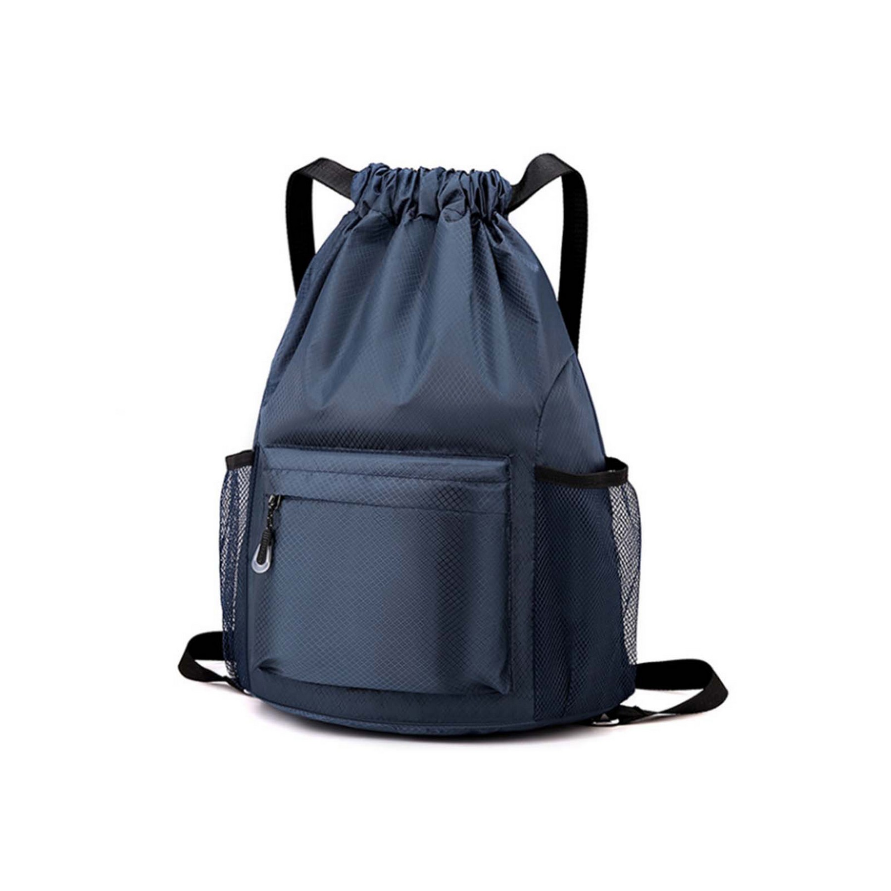 Waterproof Drawstring Backpack With Side Pockets (Custom) 2