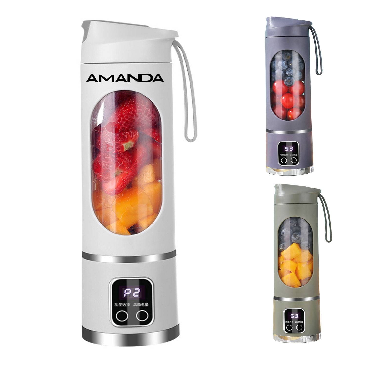 15oz portable charging rechargeable students home juicer