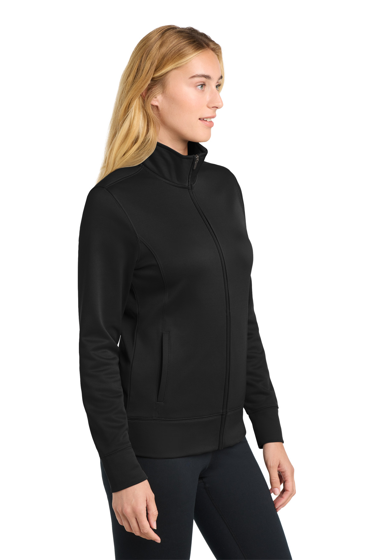 Sport-Tek Women's Sport-Wick Fleece Full-Zip Jacket. LST241 49