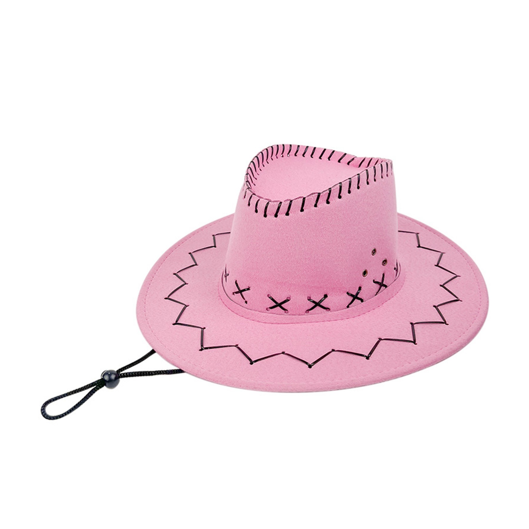 Windproof Cord Western Cowboy Outdoor Hat 14