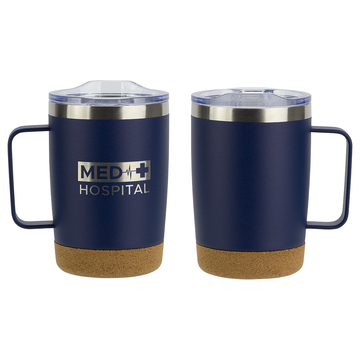 Sapora 12 oz Vacuum Insulated Stainless Steel Mug with Cork Base 22