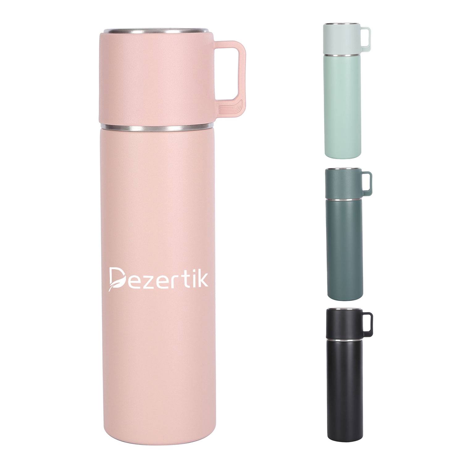 14OZ Portable Stainless Steel Handheld Water Bottle