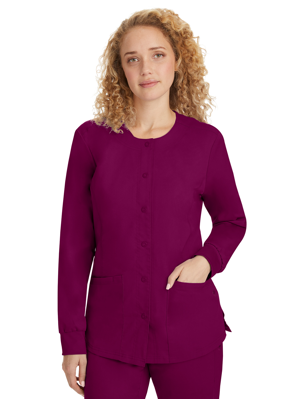 Healing Hands - HH Purple Label - Women's 5-Pocket Daisy Snap-Front Jacket 2