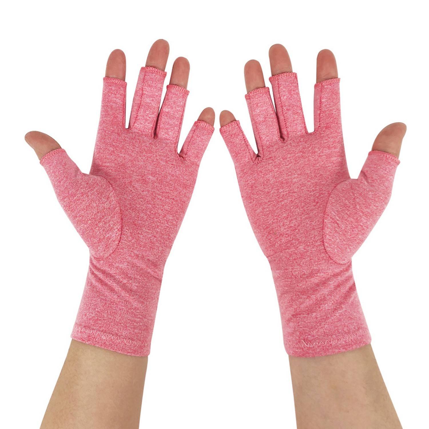 Breathable Cotton Compression Half Finger Gloves 3