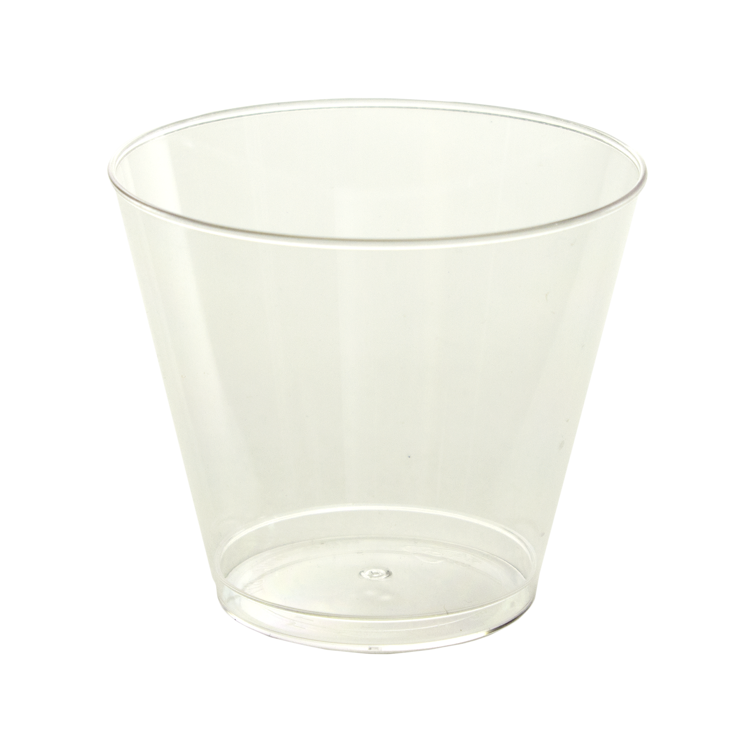 5oz Squat Clear Plastic Hard-Sided Tumbler