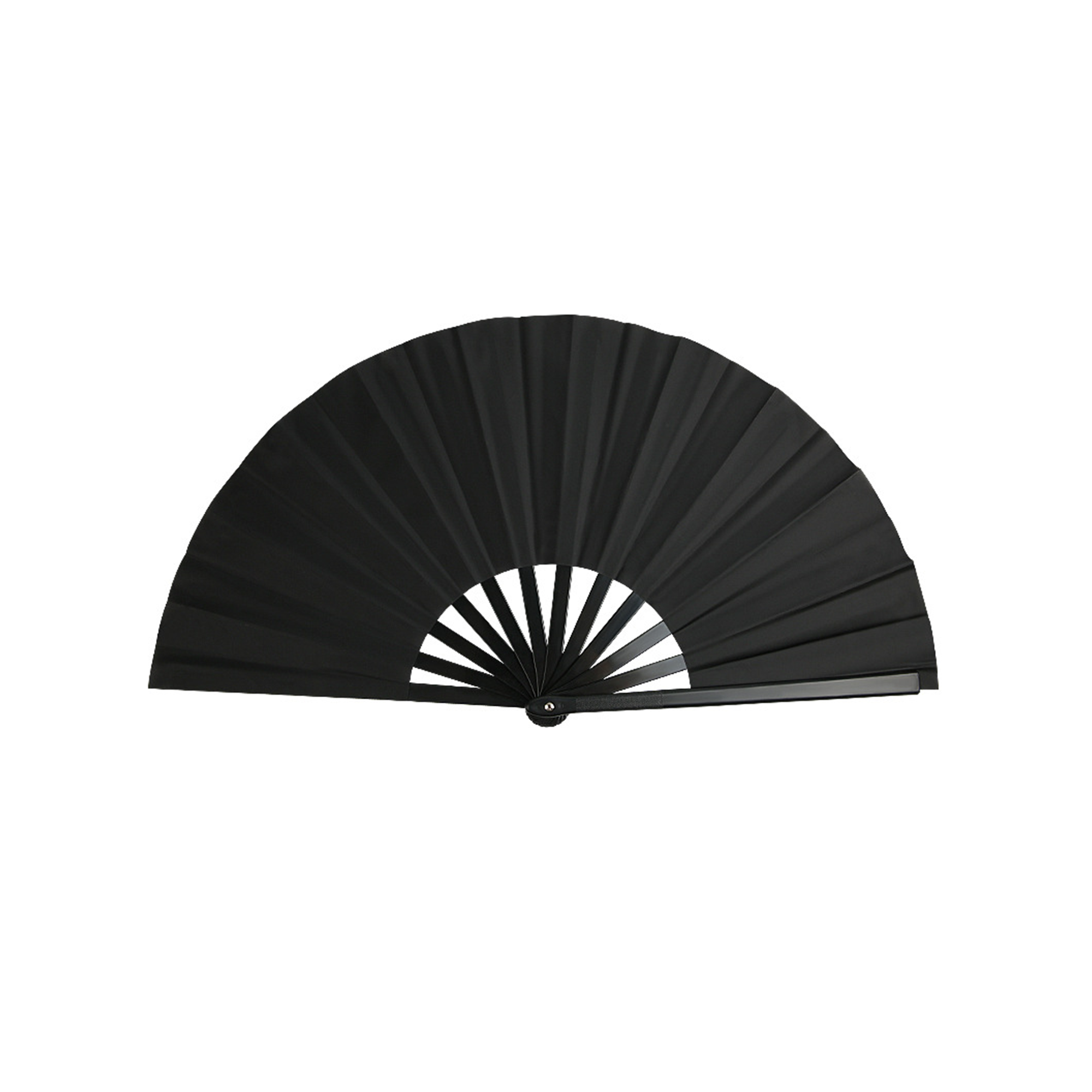 Nylon Folding Hand Fan 23.9" Open Width 10