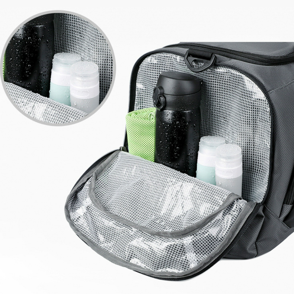 7L Multi-Functional Gym Duffel Bag with Shoe Compartment 5