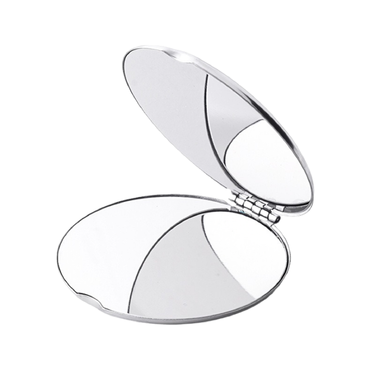 Stainless Steel Folding Compact Makeup Mirror 3