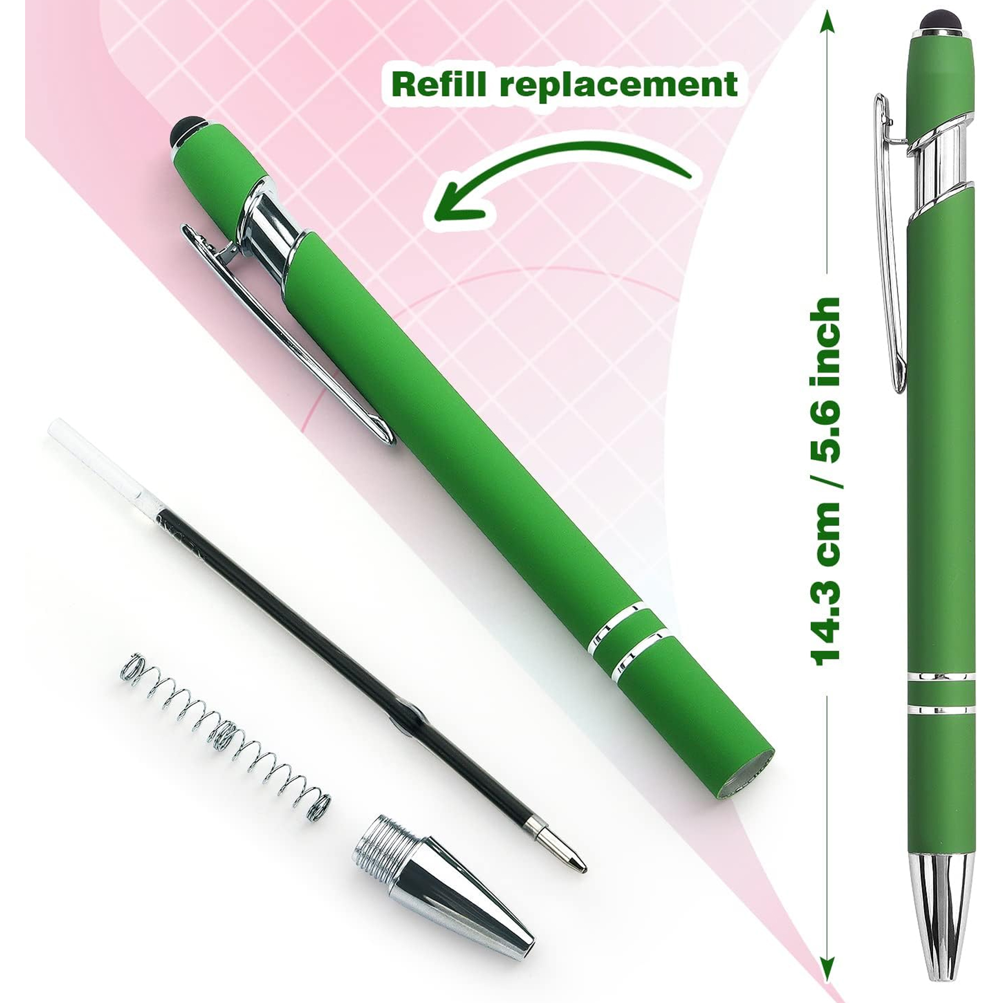 Dual Function Stylus and Ballpoint Pen 5