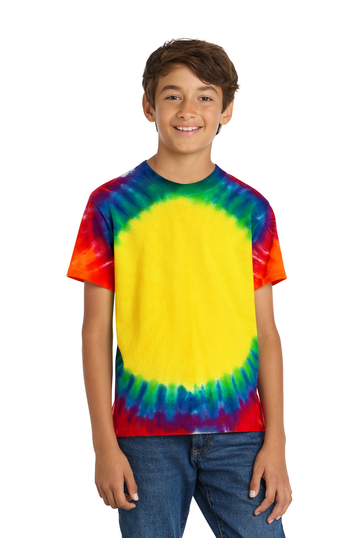 Port & Co Youth Window Tie-Dye Tee. PC149Y 7