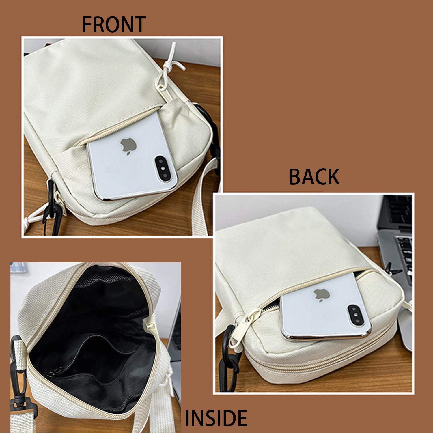 Mini Crossbody Messenger Bag 5
