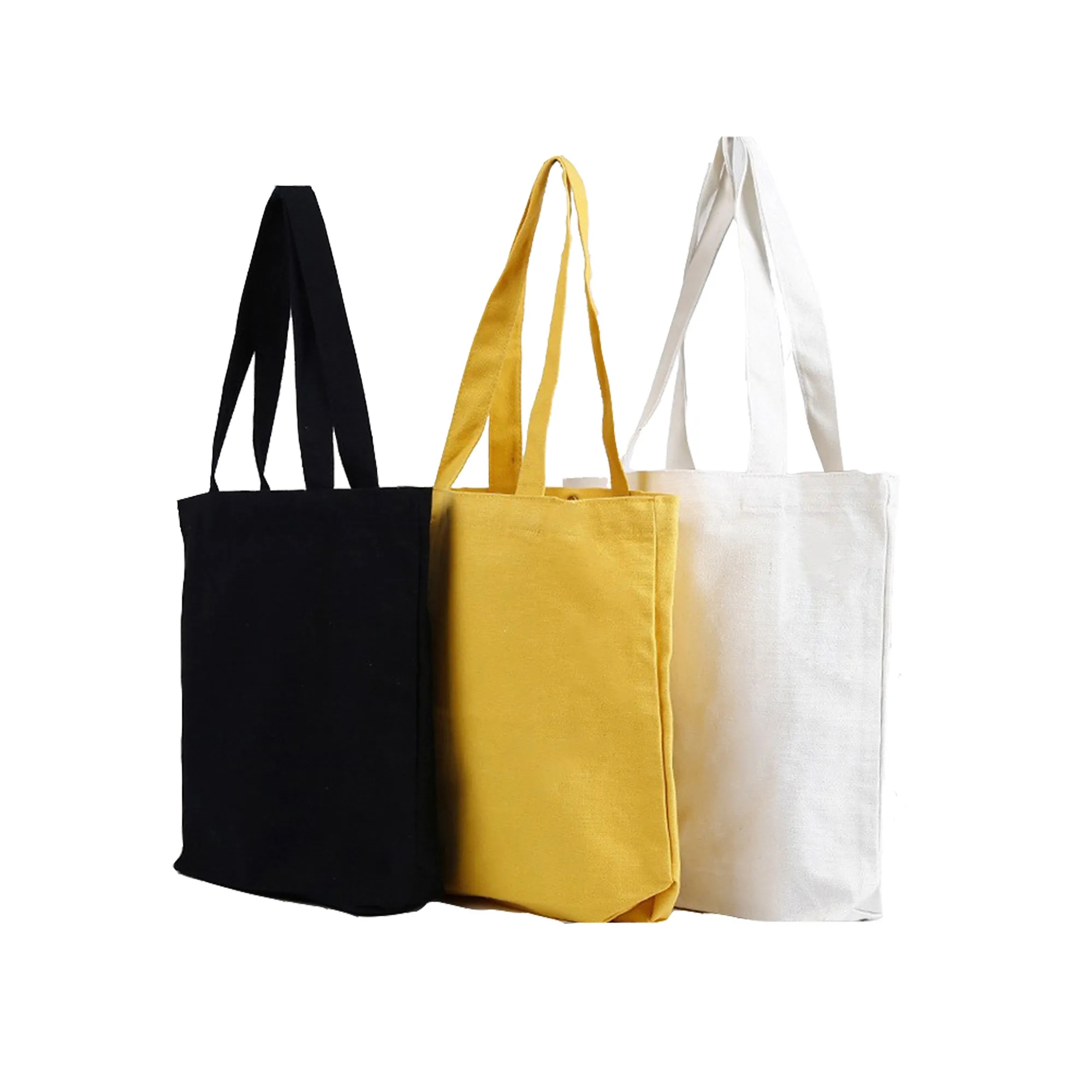 Portable Cotton Canvas Tote Bag MOQ50pcs, custom tote bag with logo imprint 5