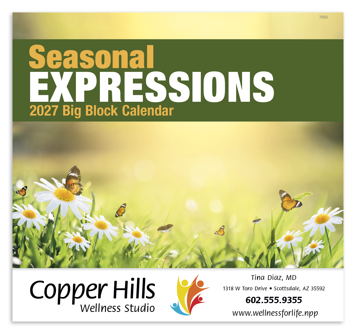 Good Value™ Seasonal Expressions Big Block - Stapled Calendar 35