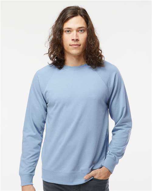 Unisex Icon Lightweight Loopback Terry Crewneck Sweatshirt - SS1000C 79