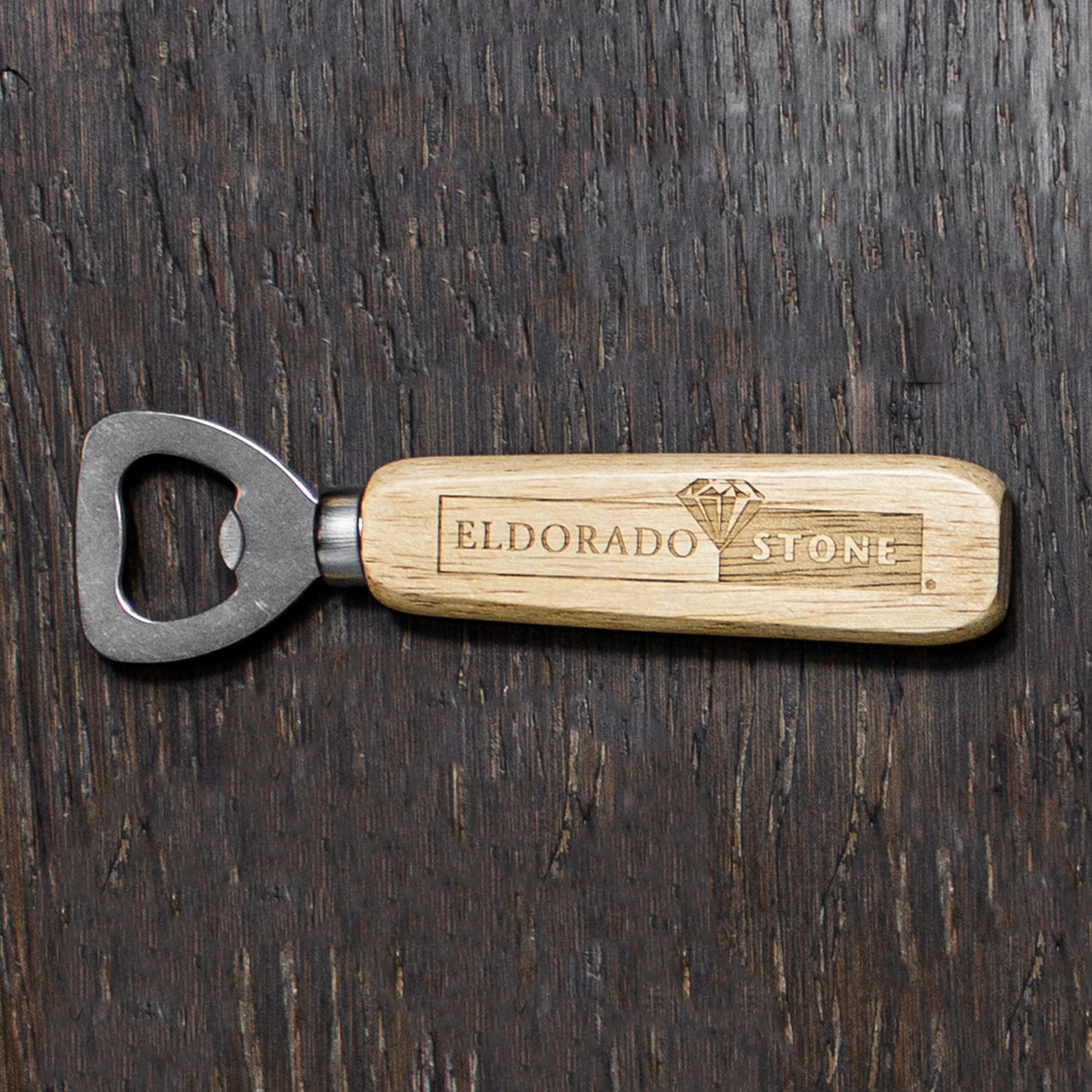 Bamboo Bottle Opener: Rounded