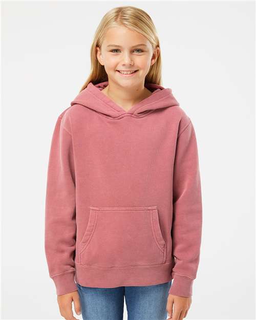 Youth Midweight Pigment-Dyed Hooded Sweatshirt - PRM1500Y 32