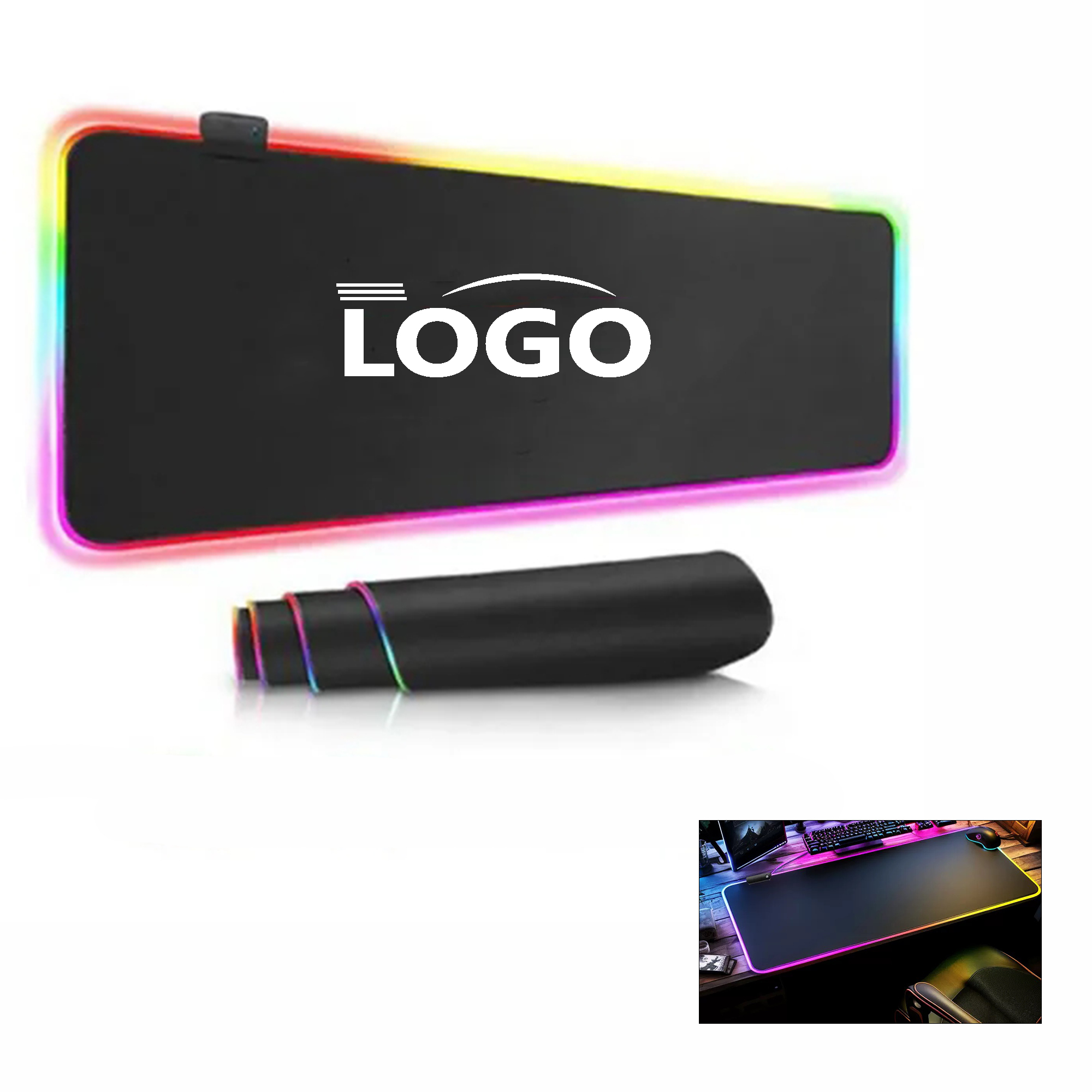 Gaming Luminous Mouse Pad MOQ 10pcs 2