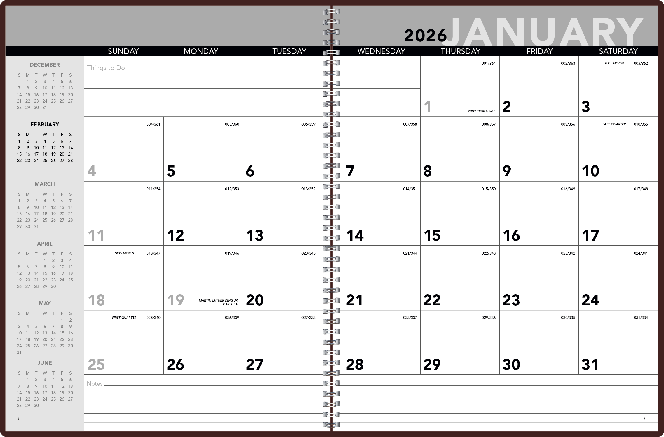 Triumph® Calendars Monthly Planner 55