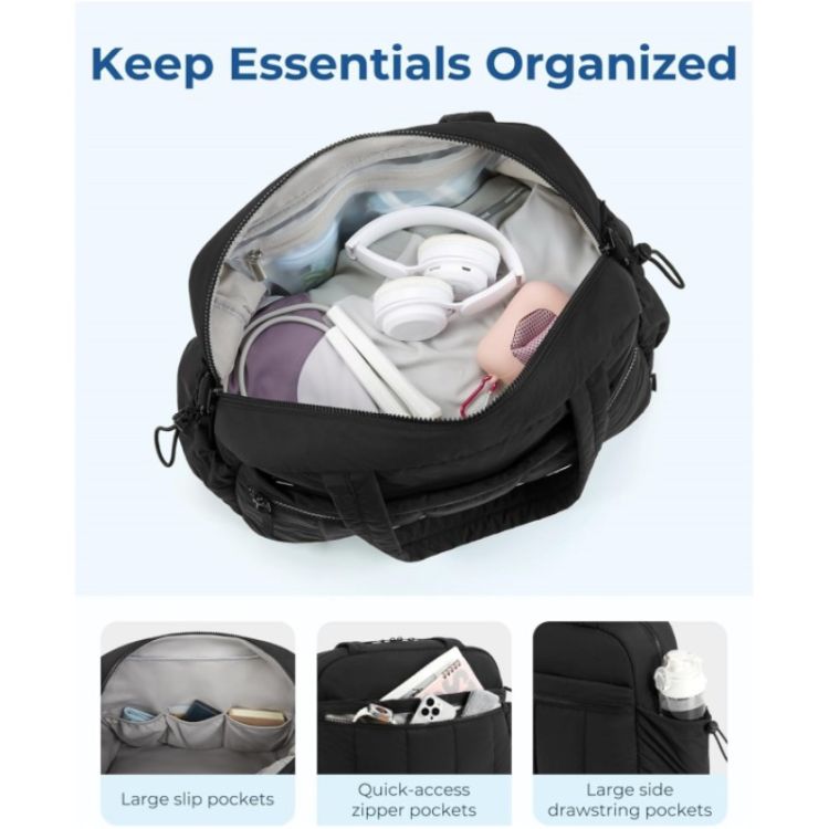 Travel Duffel Bag Ultra Lightweight Customizable Logo 3